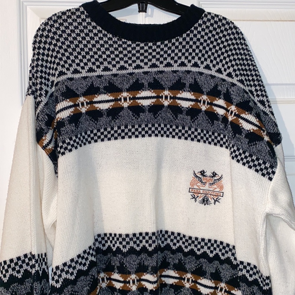 Vintage 90s Badge Crewneck Sweater